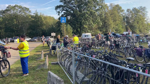 sanicole route fiets parking 19